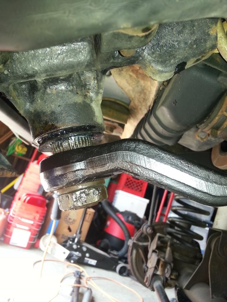 Stuck returning to stock pitman arm... Jeep Enthusiast Forums